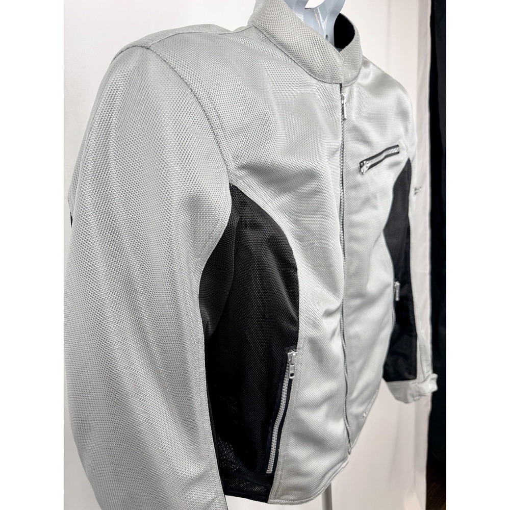 FirstGear Hypertex Armored Motorcycle Jacket Womens XL Mesh Zip Out Liner - Picture 4 of 16